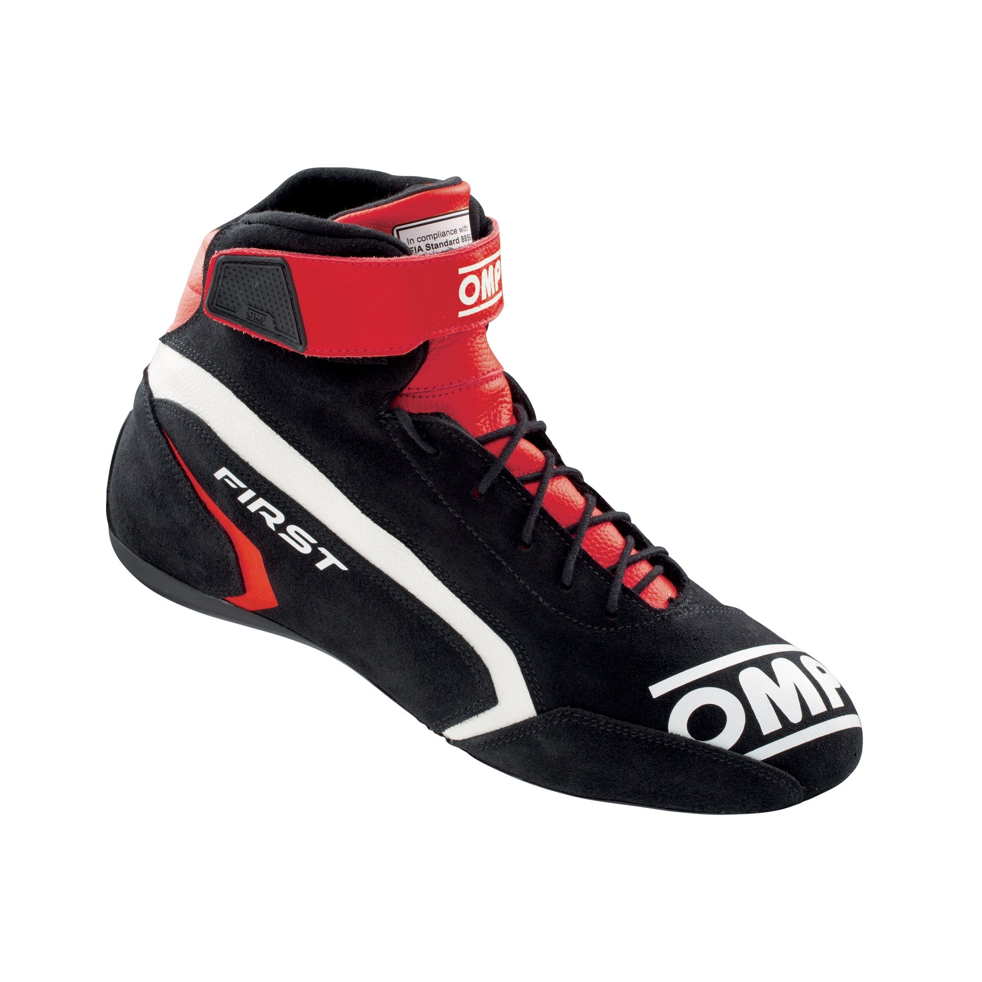 FIRST SHOES my2021 RED/B LACK TG. 44 FIA 8856-201