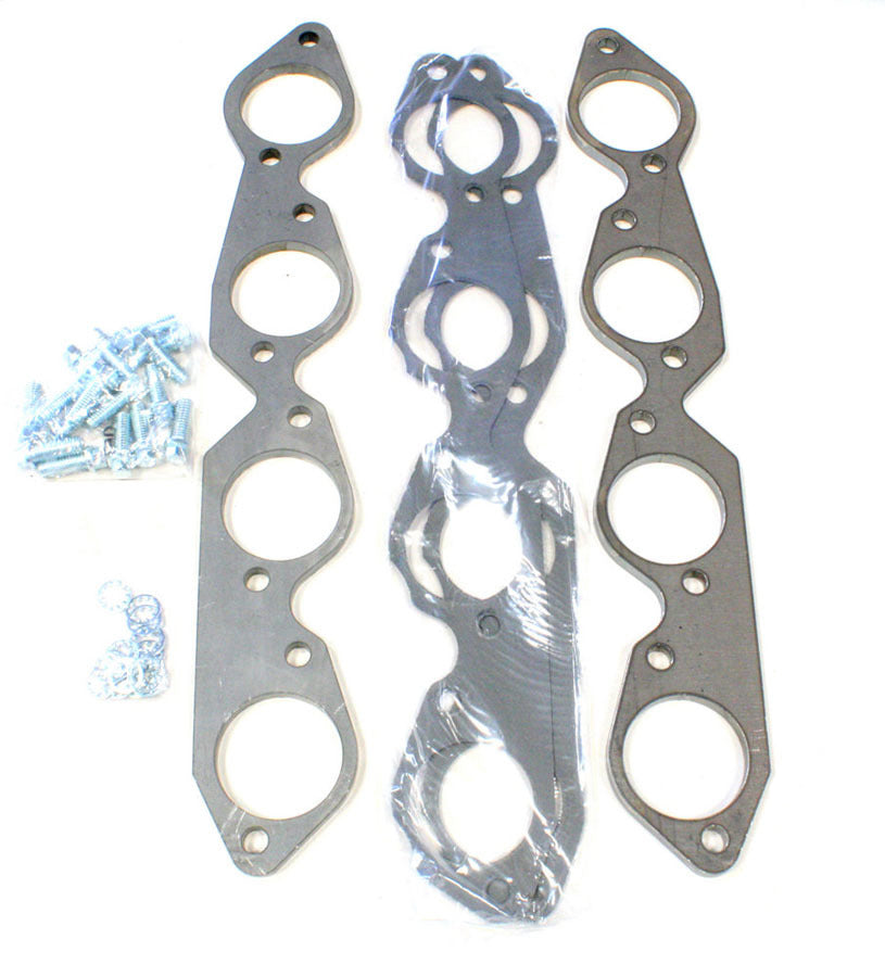 BBC Header Flange Kit w/Round Port
