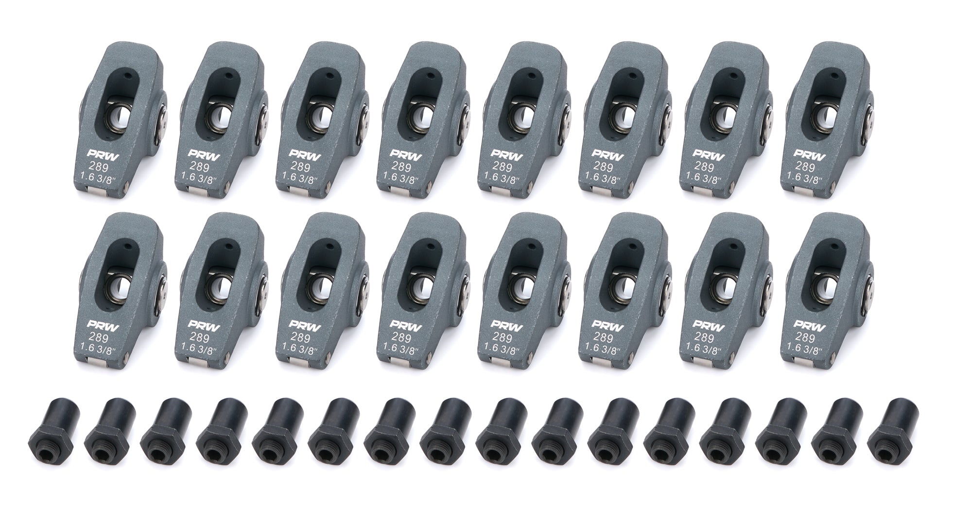SBF Roller Rocker Arms - 1.6 Ratio 3/8 Stud