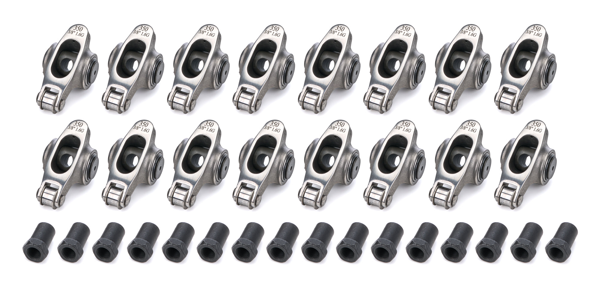 SBC Vortec S/S Roller R/A's - 1.6 Ratio 3/8 St