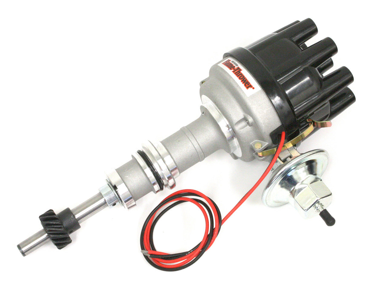 SBF 351W Distributor w/Black Cap Cast Alm.