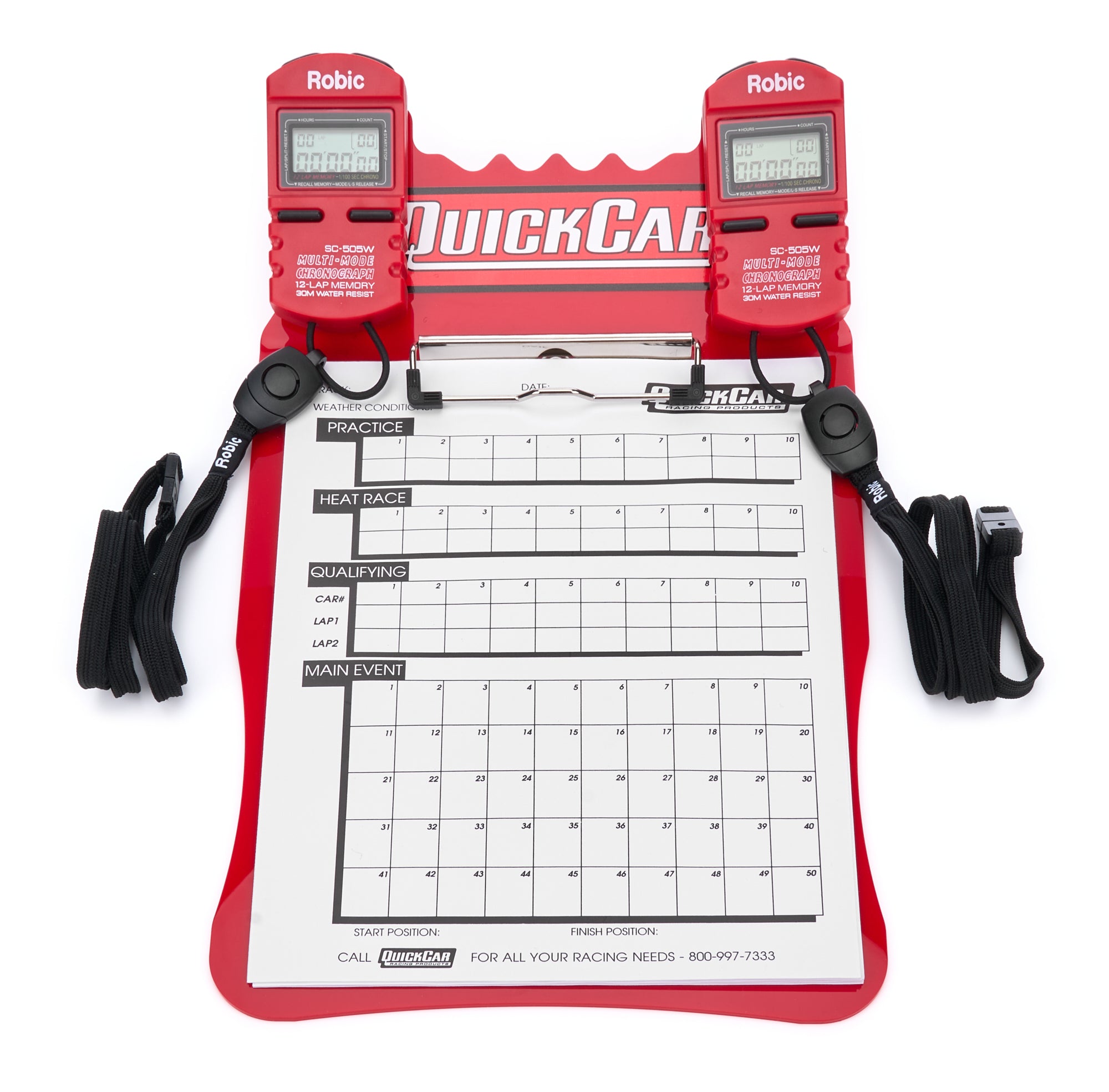 Clipboard Timing System Red
