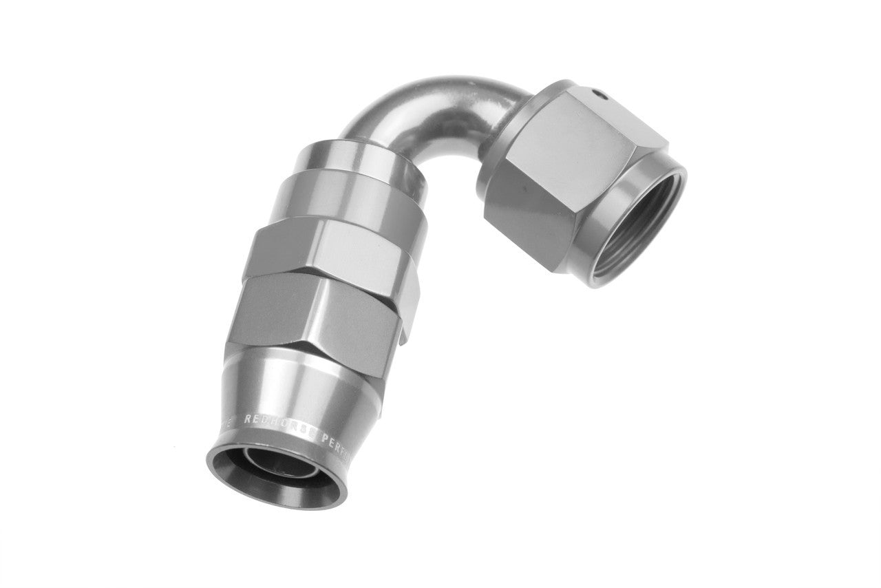6AN 120 Degree PTFE Reusable Hose End Clear