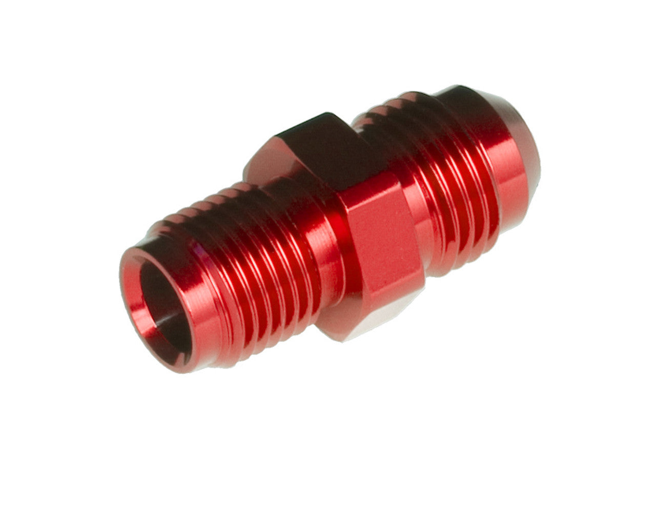 6an Male to 1/2-20 Fuel Pump Adapter Red