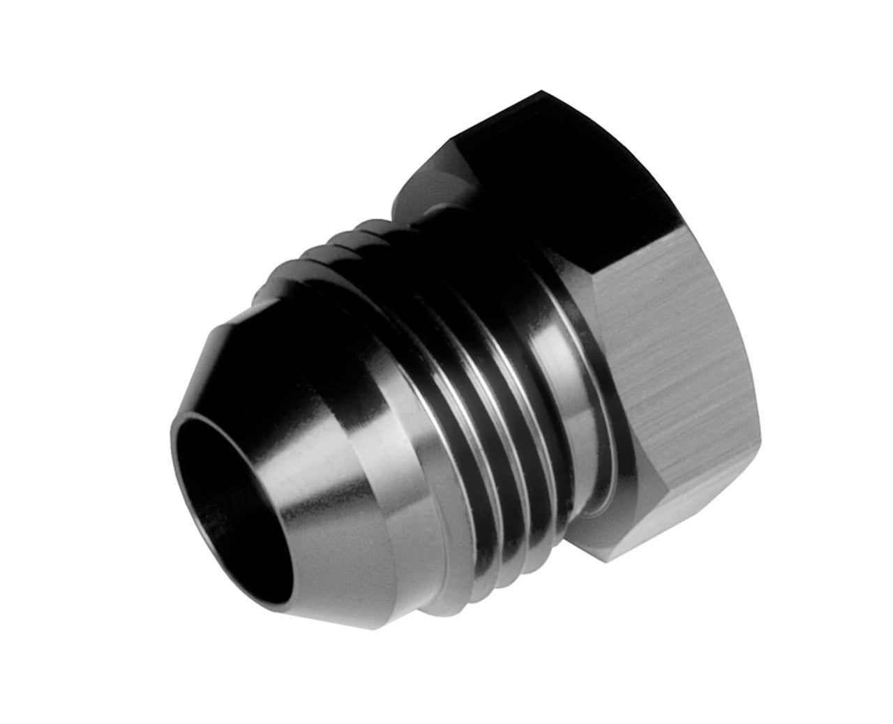12AN Flare Plug 1/pkg Black