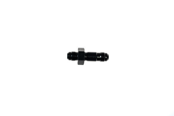 16AN STR Male Bulkhead Black