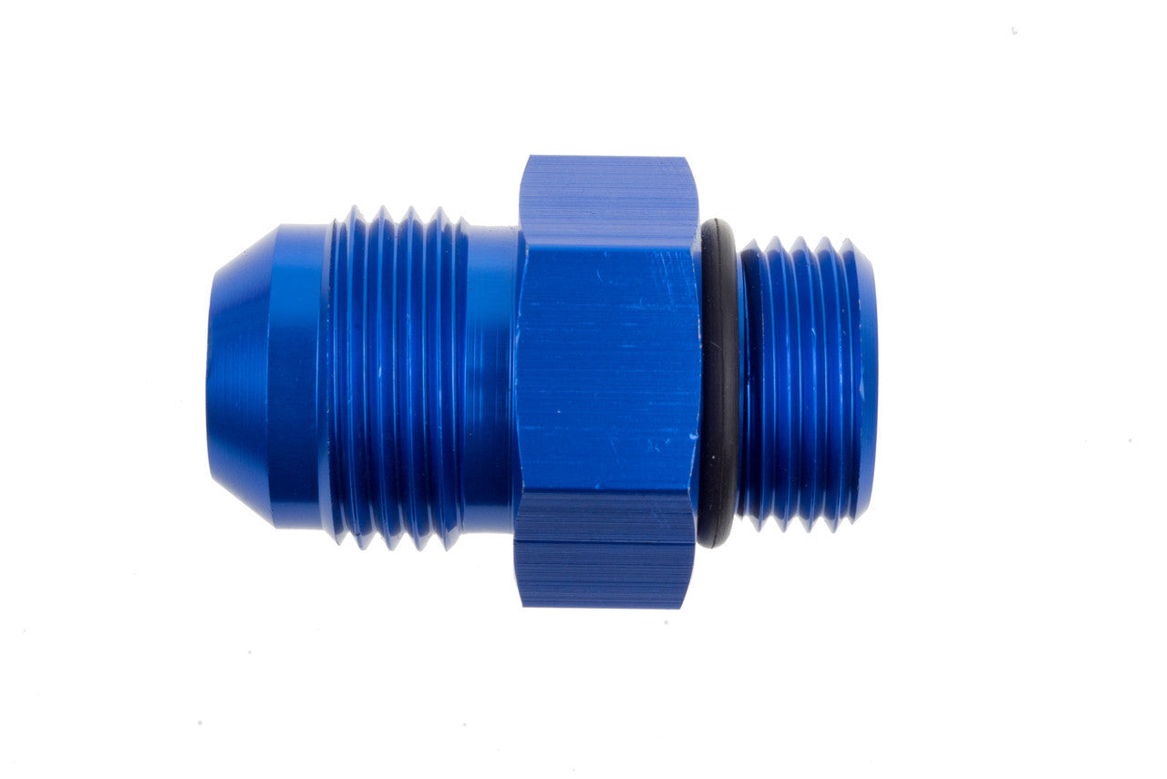 10AN to 10AN O-Ring Port Adapter Blue Male Male