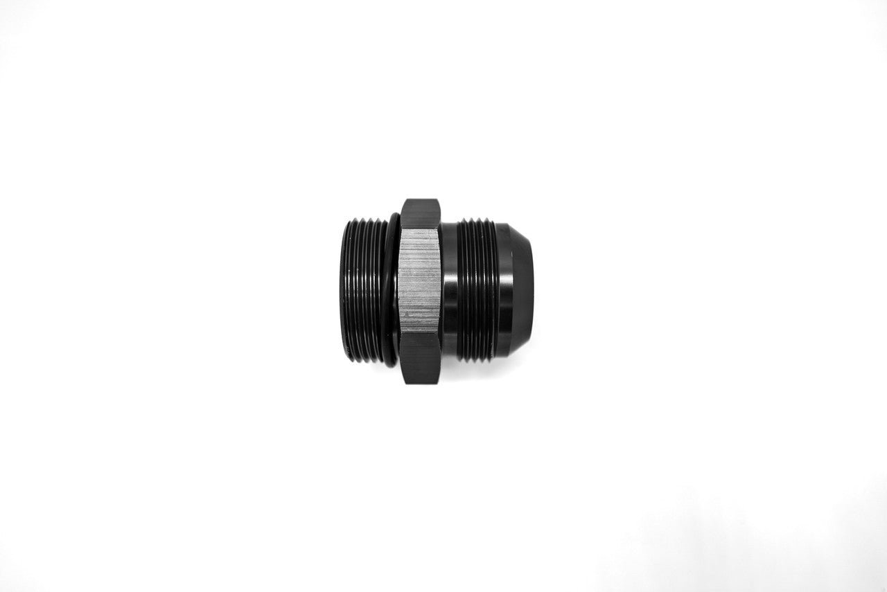 20AN Male to 16AN O-ring Port Adapter Black