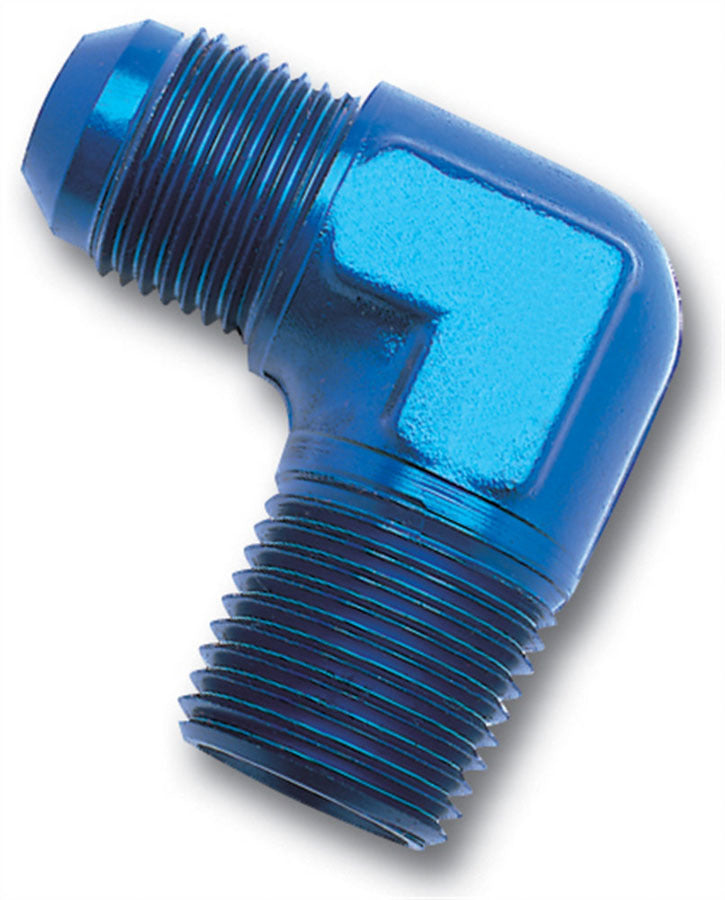 Adapter Fitting #6 Male to 1/4 NPT Male 90 Deg