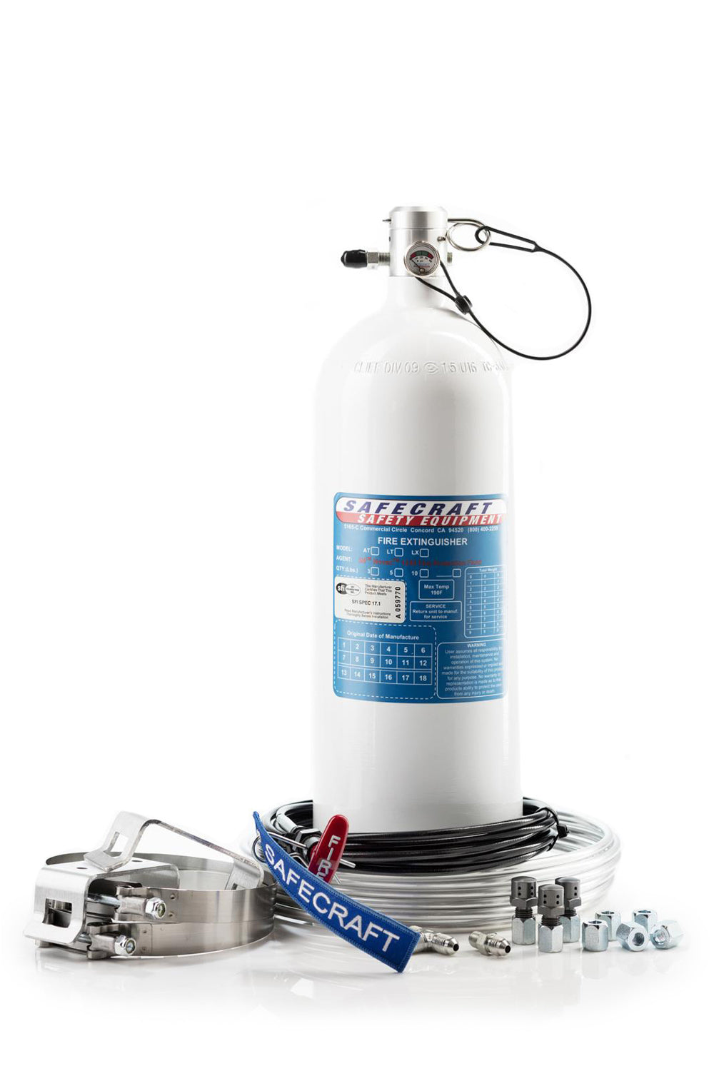 10 Lb Fire System Fluoro FS Pull Cable Drag Race