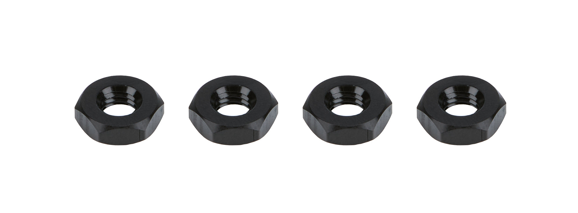 Jam Nuts RH 10-32 Black Aluminum 4 pack