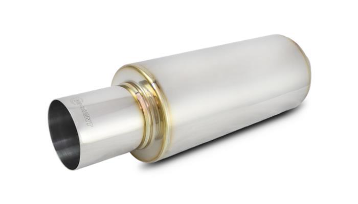 Turbo Round Muffler 23in Long with 4in Round