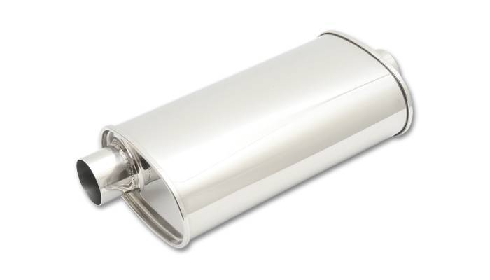 STREETPOWER Oval Muffler 3.50in Inlet/Outlet