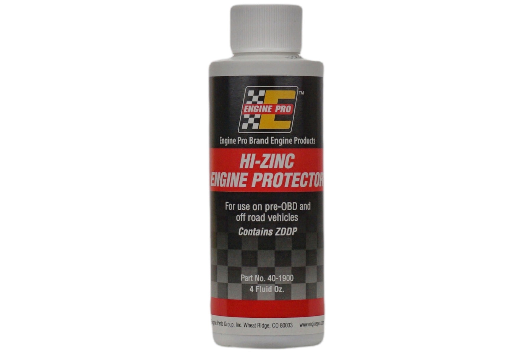 Engine Pro Hi-Zinc ZDDP Zinc Protective Engine Oil Additive Lube 4 oz Bottle - Protect your engine
