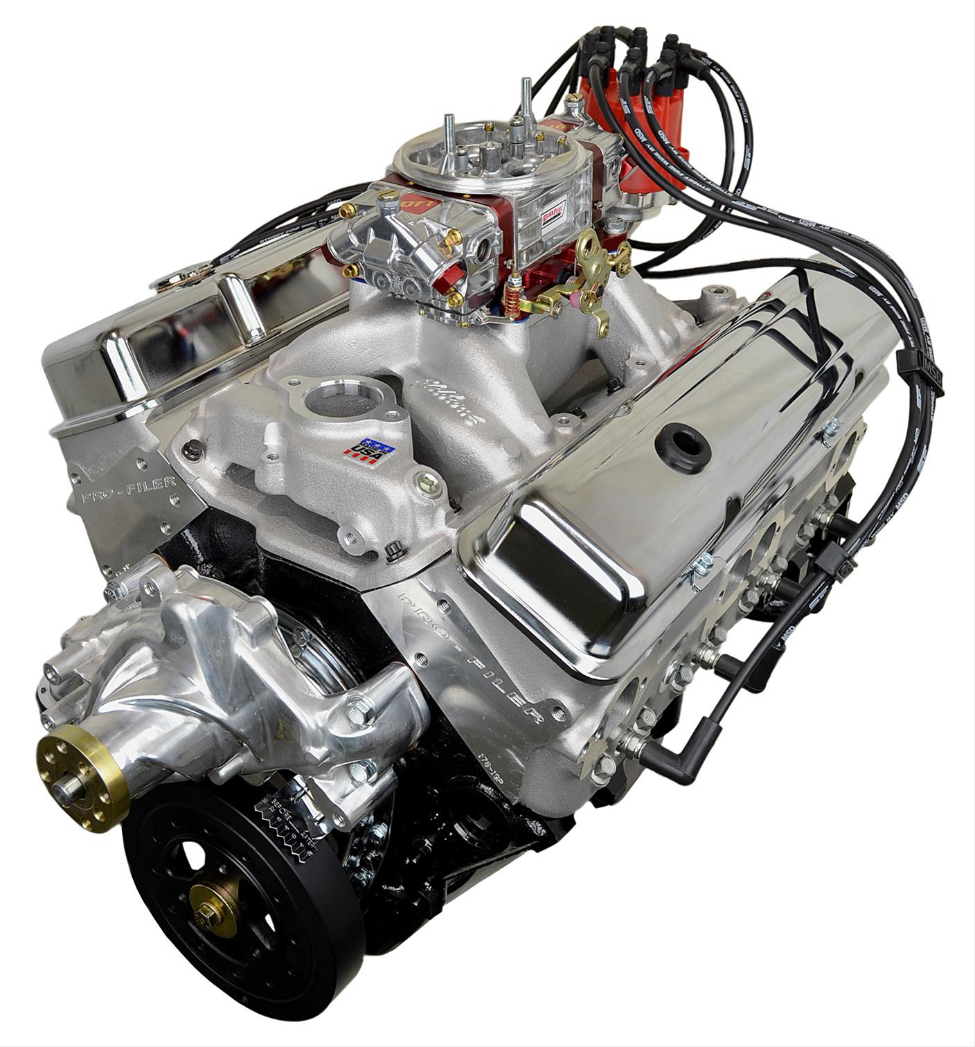 High Performance GM 383 Stroker 500 HP Stage 3 Long Block Crate Engine