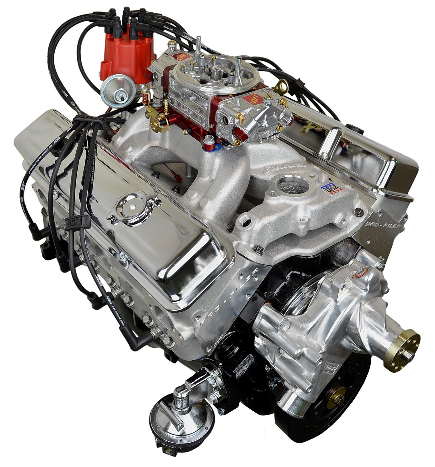 High Performance GM 383 Stroker 500 HP Stage 3 Long Block Crate Engine