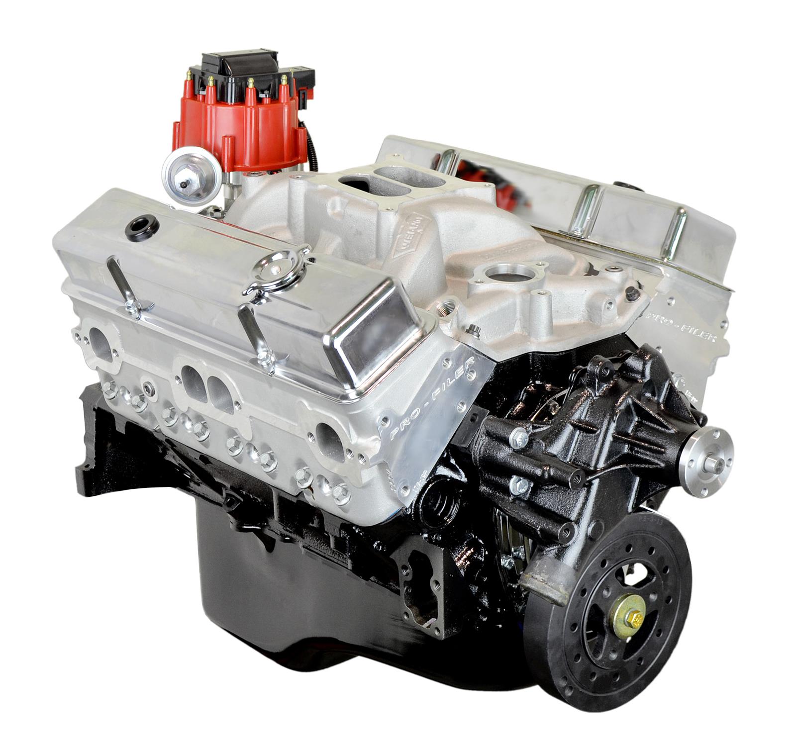High Performance GM 383 Stroker 415 HP Stage 2 Long Block Crate Engine