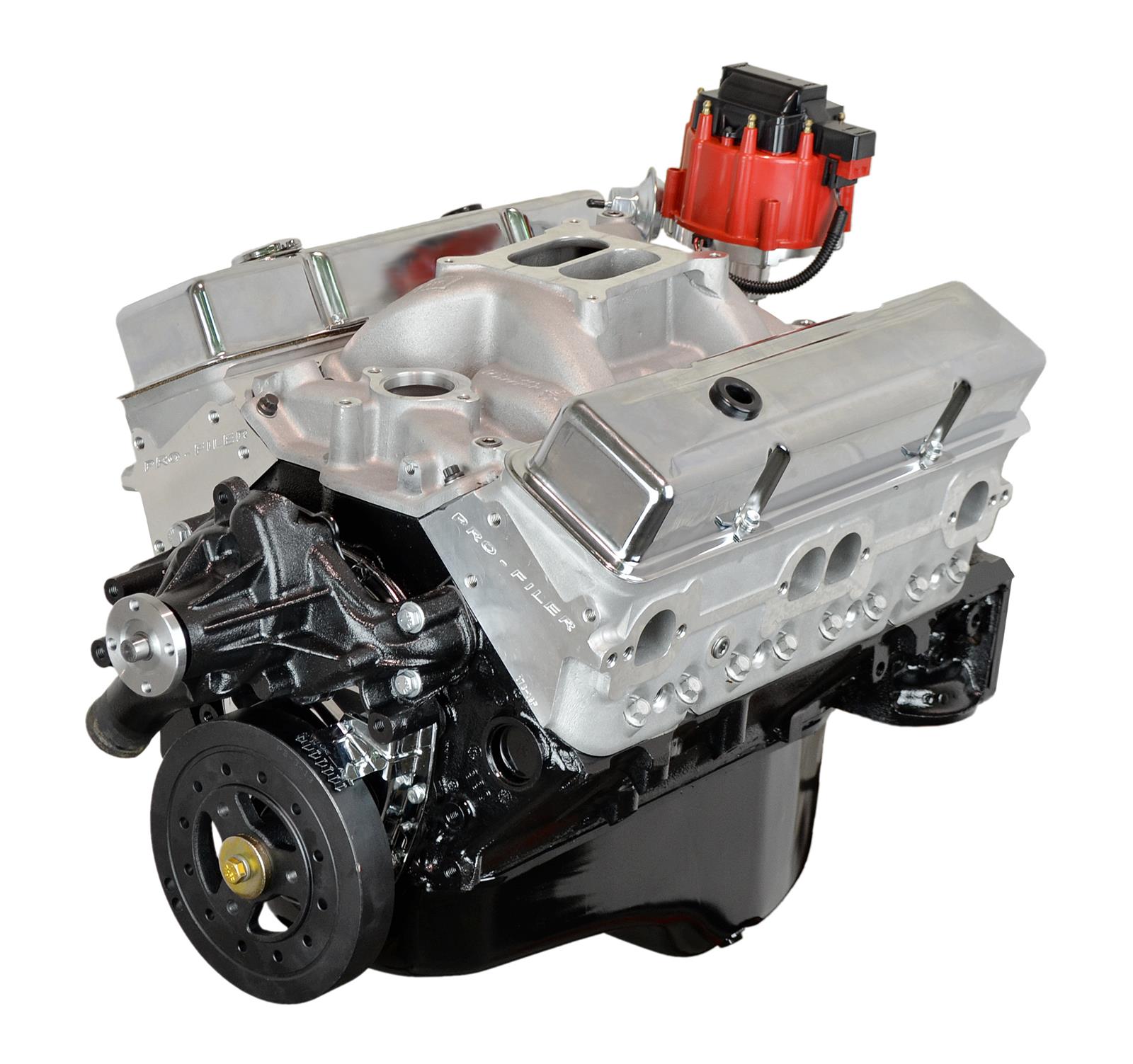 High Performance GM 383 Stroker 415 HP Stage 2 Long Block Crate Engine