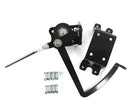 Universal Frame Mount Manual Brake Pedal Street Rod Ford Chevy Black B10509