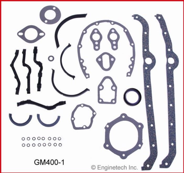 Full Engine Gasket Set for 1970-1980 Chevrolet SBC 400 6.6L V8 Car Truck