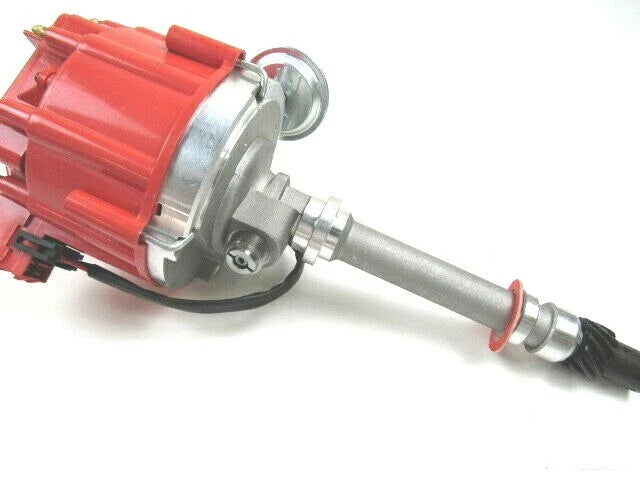 Chevy SBC 350 BBC 454 HEI Distributor w Tach Drive 65K Coil Red Cap D33102RD