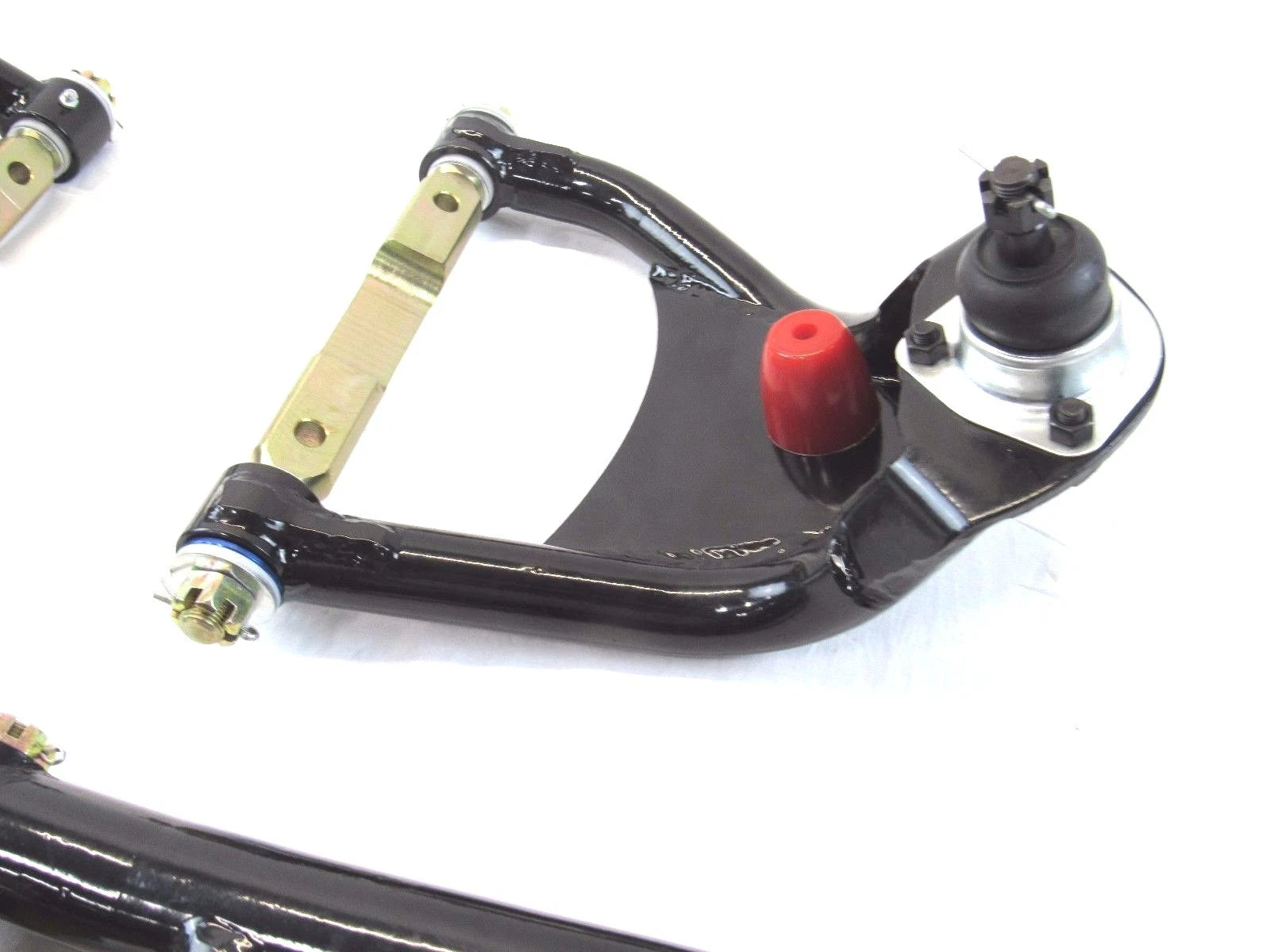 1955-1957 Chevy Belair Tubular Upper/Lower Control Arm Set Black C21013/C21014