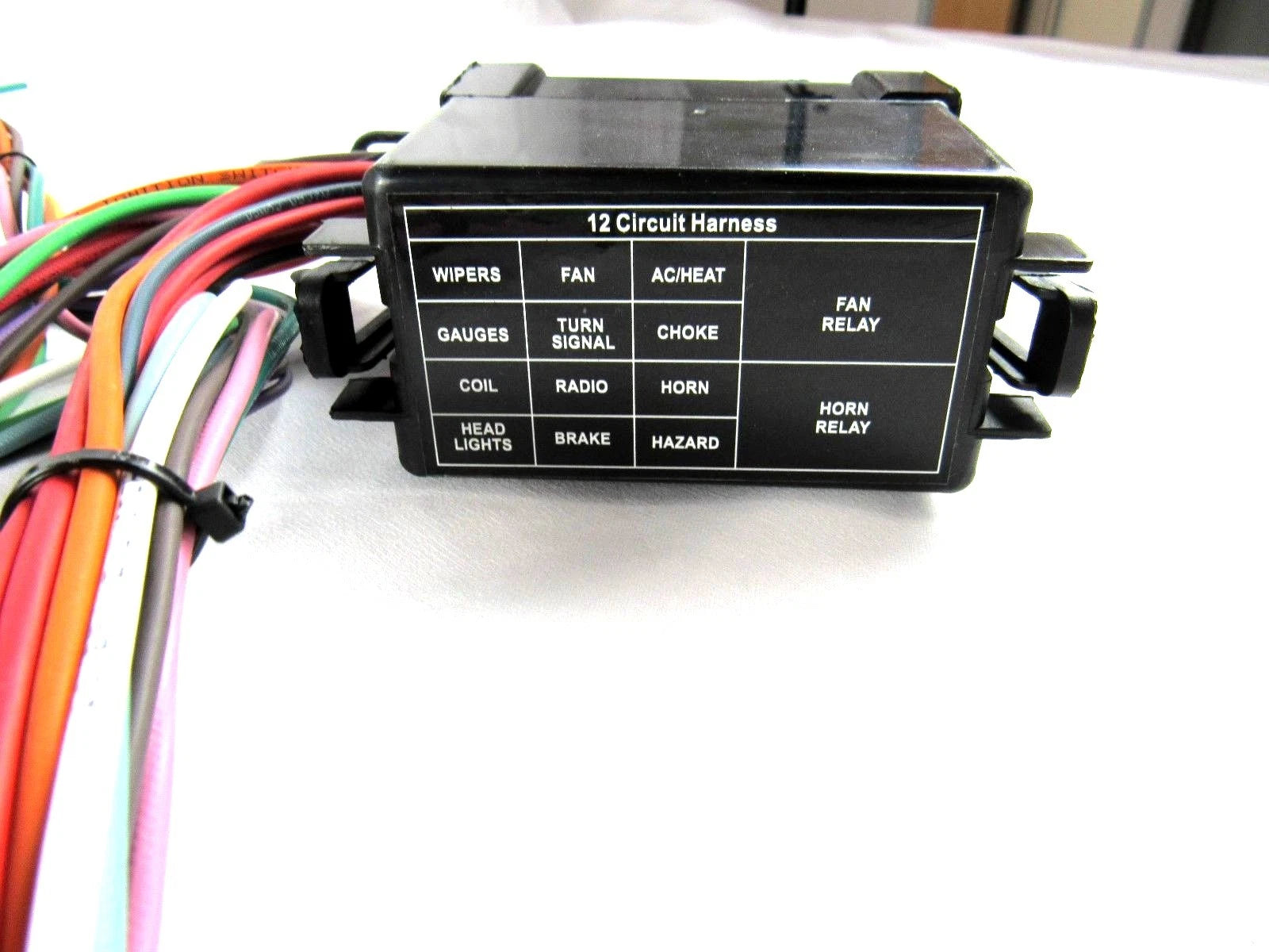 Universal 12 Circuit Wiring Harness Street rod, hot rod, rat rod D31001