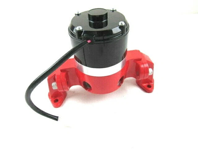 SBC 350 383 Chevy Aluminum High Flow 12V Electric Water Pump Red K71302R