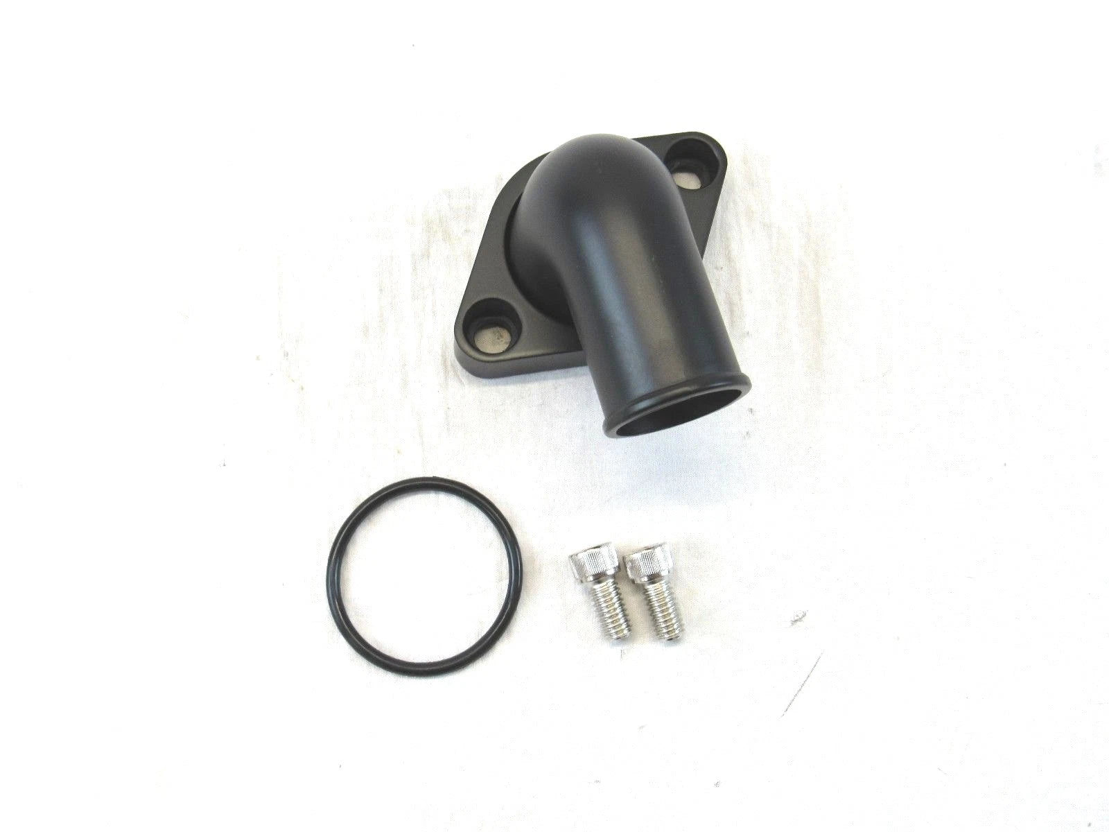 GM/ Chevy 90° Aluminum Swivel Water Neck Black K71402BK