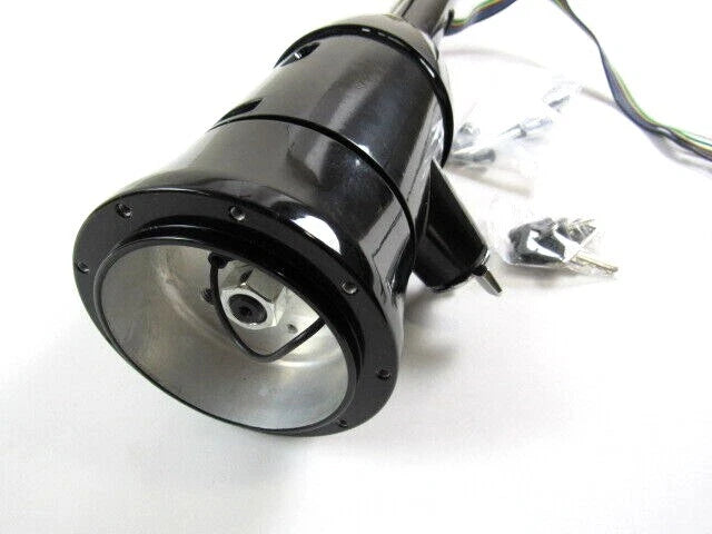 Universal 30'' Manual Tilt Steering Column W/ Key + Wheel Adapter Black S81034BK