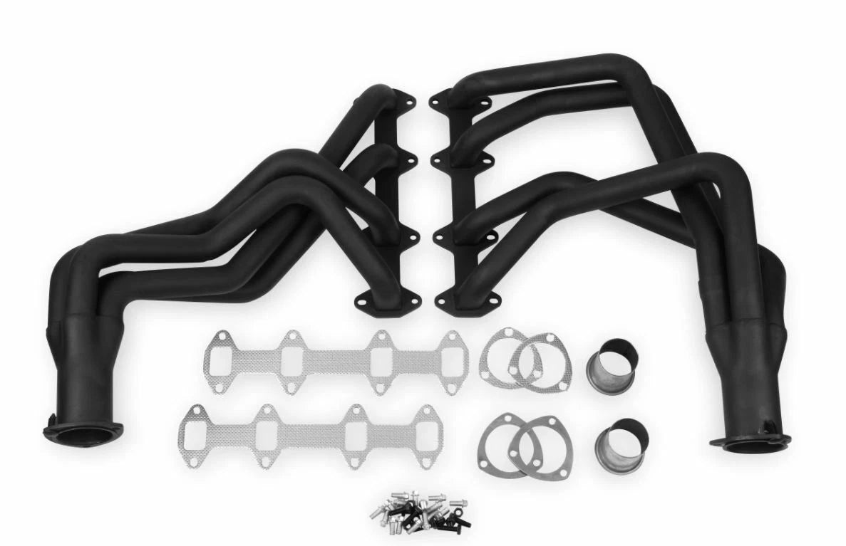 1965-1976 Ford F100/150 4WD 67-76 F250 332-428 Header Black H61203BK