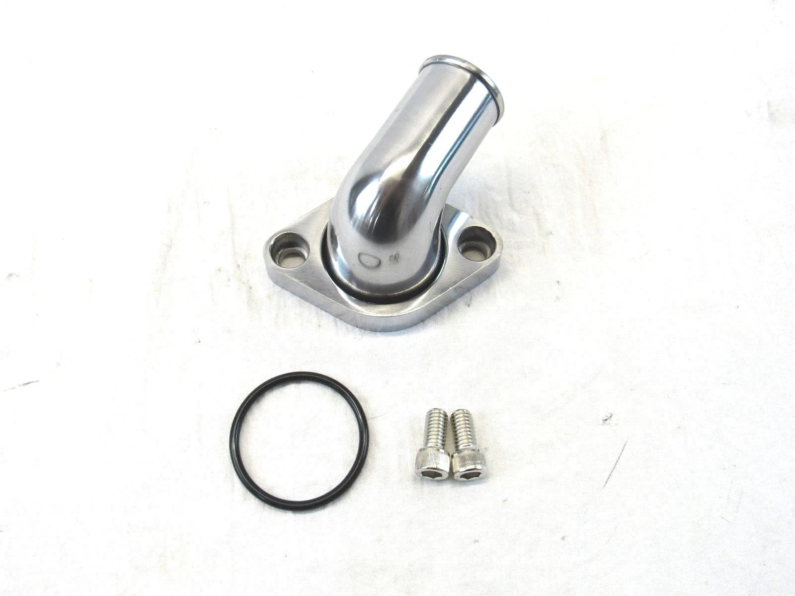 GM/ Chevy 90° Aluminum Swivel Water Neck Polished K71402P