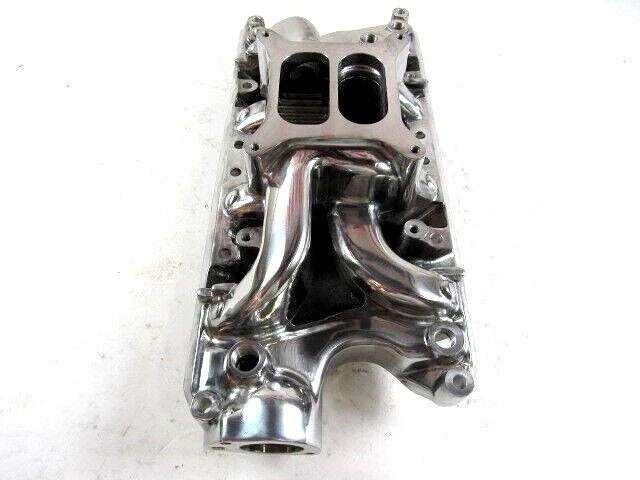 Ford SBF 260 289 302 Aluminum Air Gap Intake Manifold 1500-6500 Polished E42453P