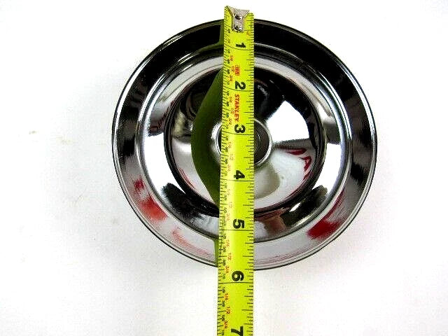 GM V-Belt Steel Power Steering Pulley Single Groove Chrome E43601C