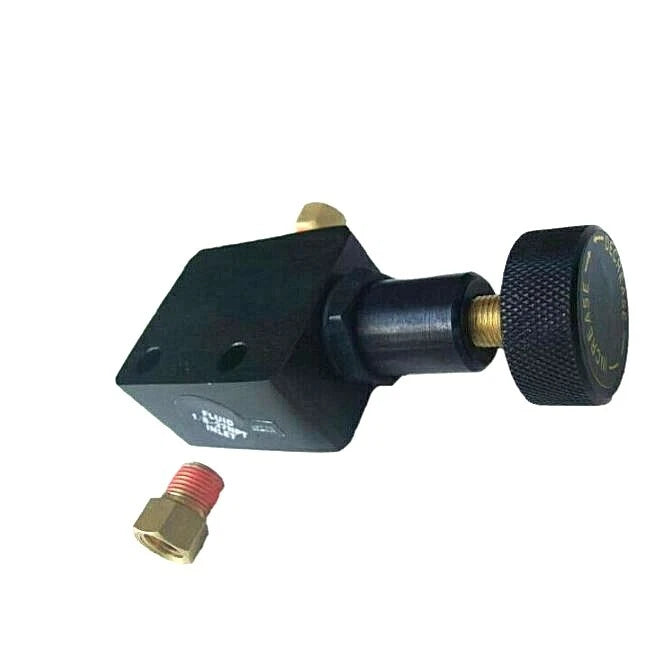 3/8''-24 Adjustable Proportioning Valve 100-1000 PSI Black B10282BK