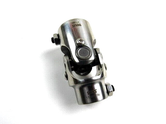 11/16''-36 DD X 1" DD Stainless Steel Steering Universal Joint Black S83157S