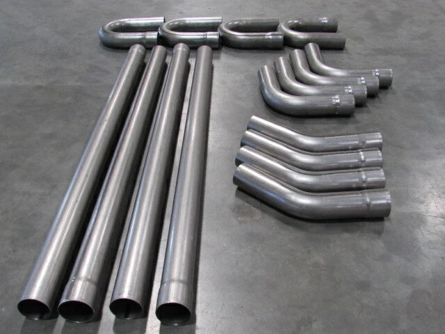 Universal DIY 2.25'' Mild Steel Dual Mandrel Exhaust Kit H64301
