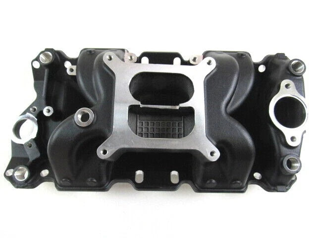 1959-95 Chevy 327 350 383 Air Gap Intake Manifold Black E42406BK