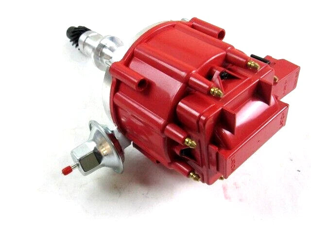 HEI Distributor for Pontiac v8 65K Coil 1-Wire Red Cap D33111RD