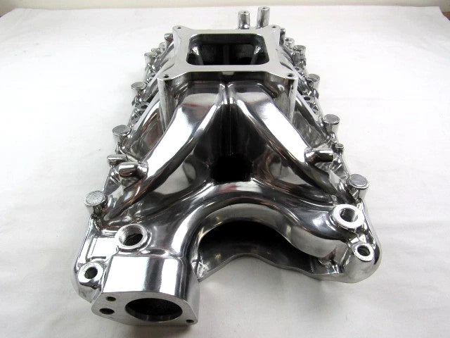 Ford 351W Aluminum High Rise Intake Manifold 3000-7500 Polished E42459P