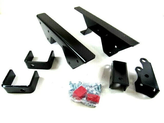 1973-87 Chevy C10 C15 Rear 5'' Drop Frame C-notch Kit Black C22382