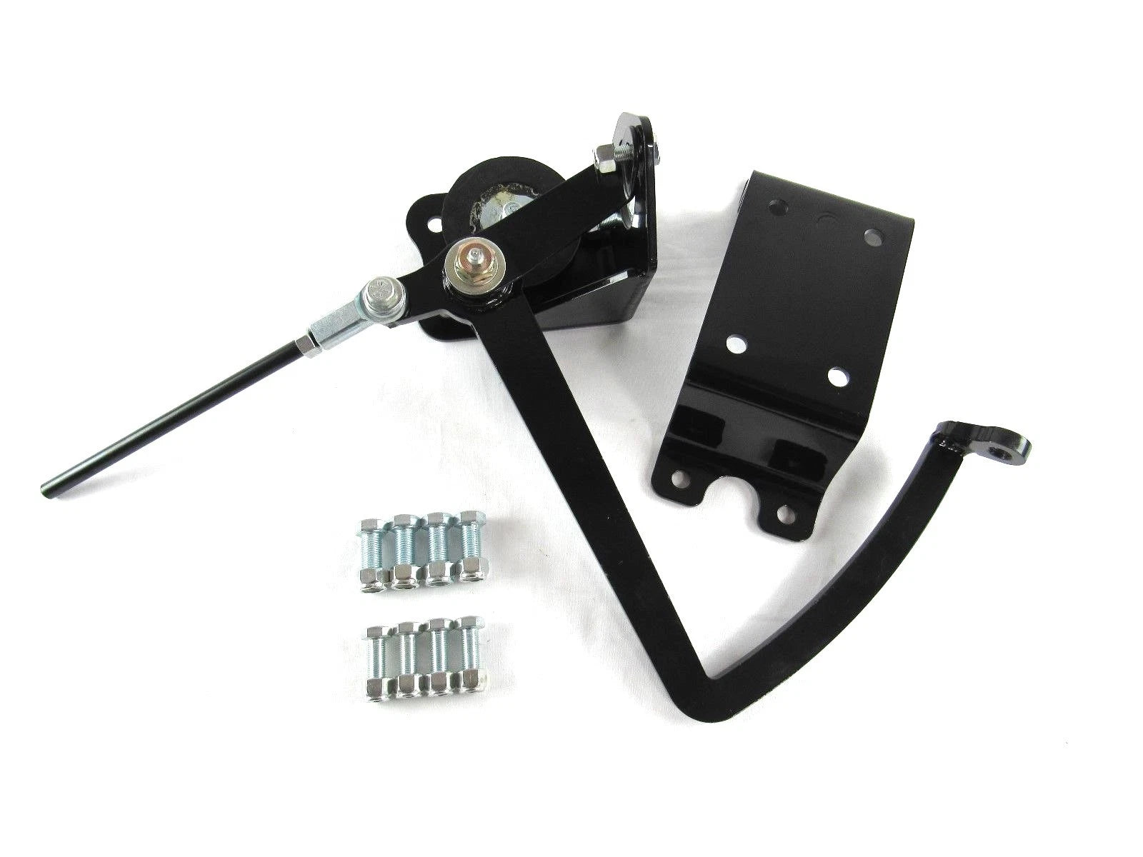 Universal Frame Mount Manual Brake Pedal Street Rod Ford Chevy Black B10509