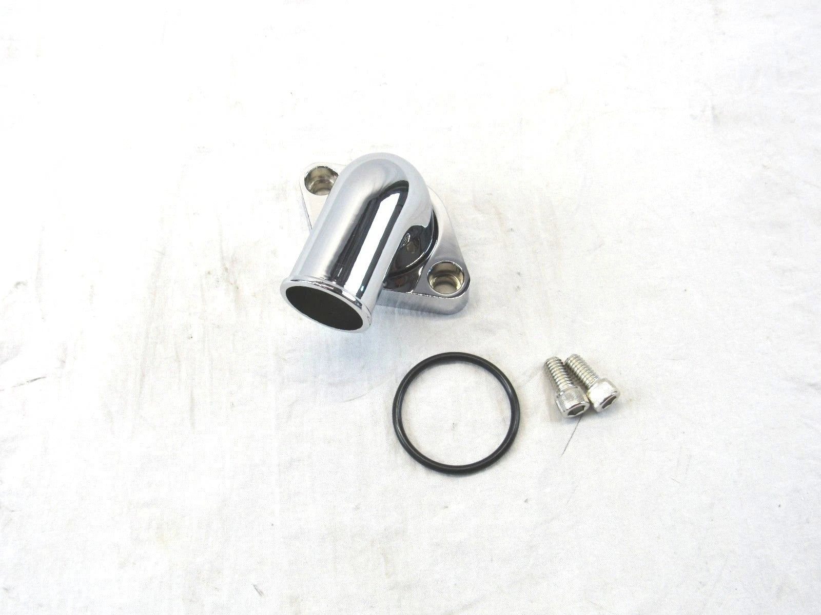 GM/ Chevy 90° Aluminum Swivel Water Neck Chrome K71402C