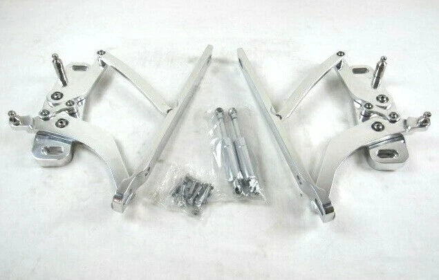 1969 - 1970 Impala, 1969 - 1972 Chevelle, 1970 - 1972 El Camino Aluminum Hood Hinge Kit Polished