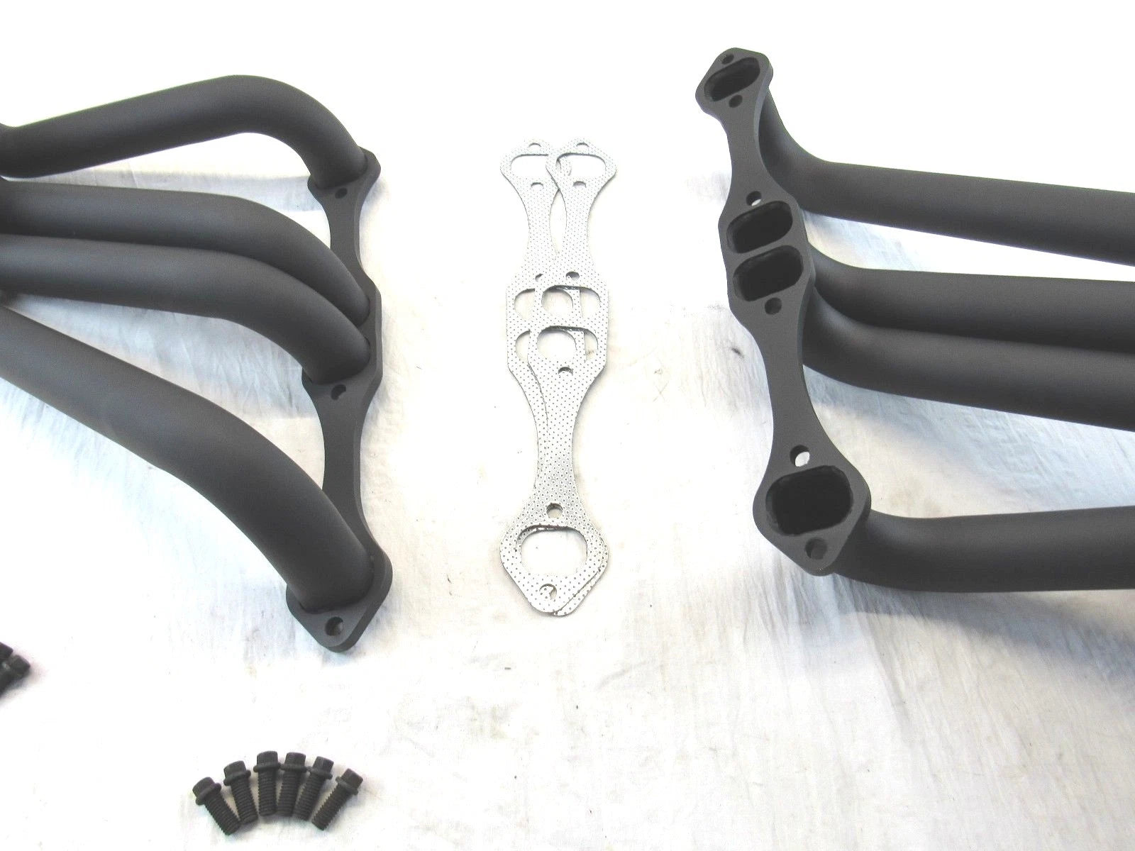 Chevy 327 350 Boom Tube Header / Zoomie Header for Sprints Black H60006BK