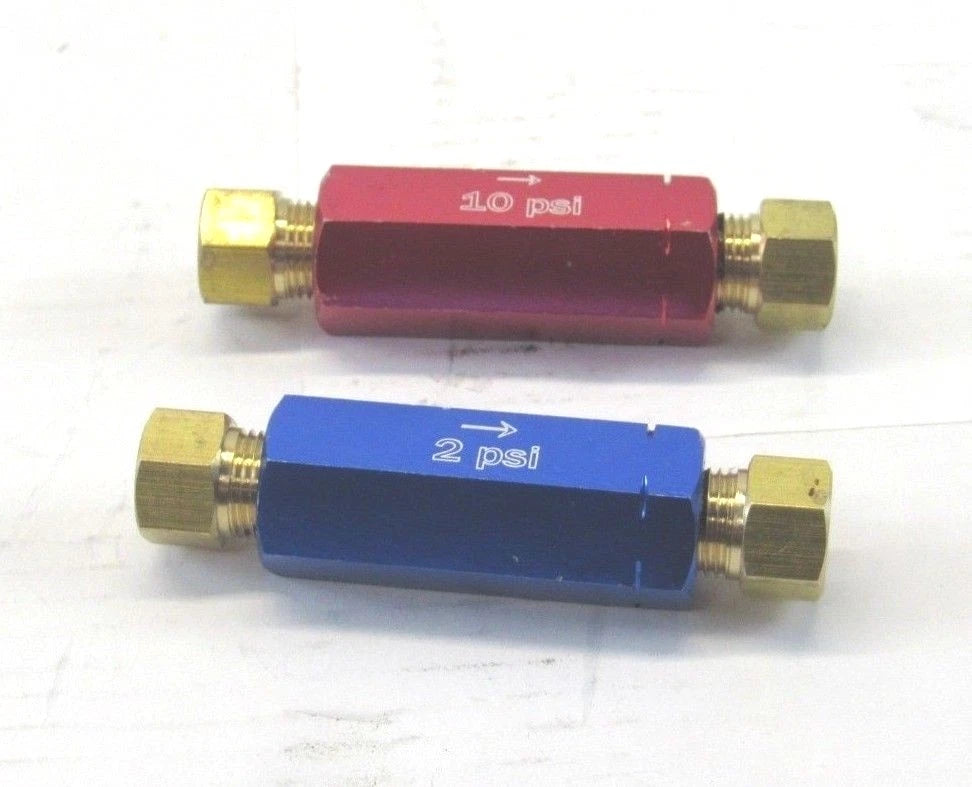 2 x New Residual Valve 3/8-24 DISC/DRUM Brake 2lb & 10lb Set B10303/10304