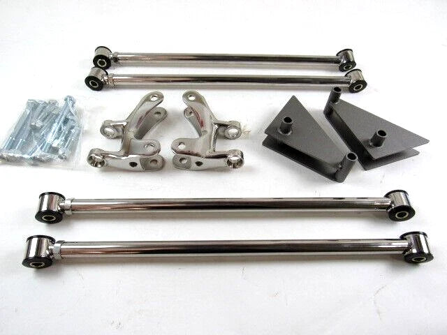 1928-31 Ford Front 4 Bar Suspension Kit Stainless Steel C25001S