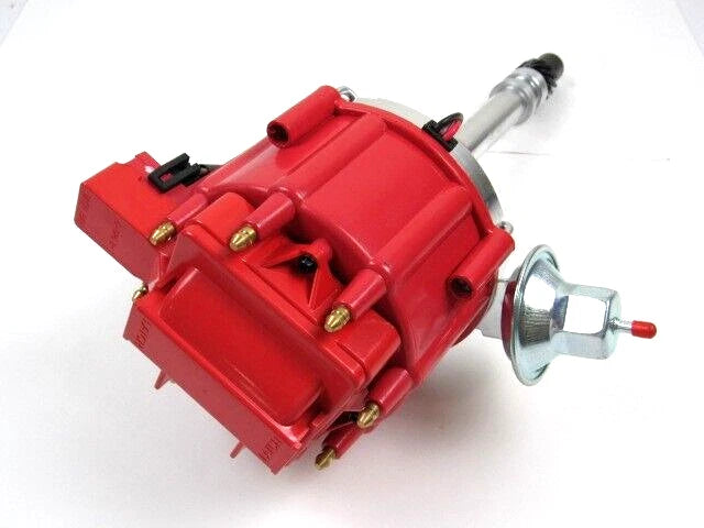Chevy SBC 283-350 BBC 454 HEI Distributor Drive 65K Coil Red Cap D33100RD