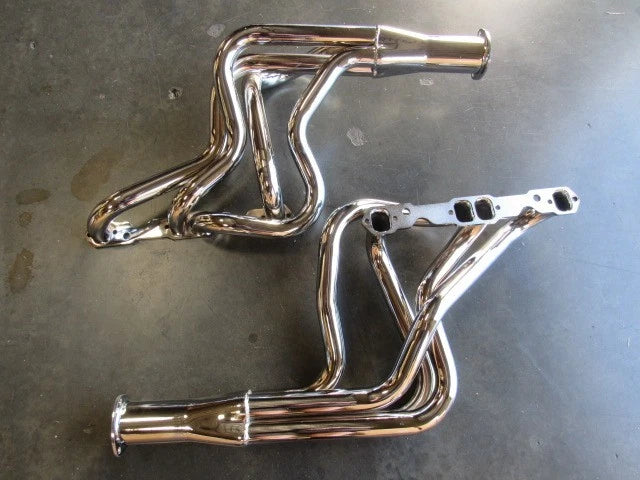 1964-74 SBC Chevy Chevelle, El Camino 283-400ci long tube headers Chrome