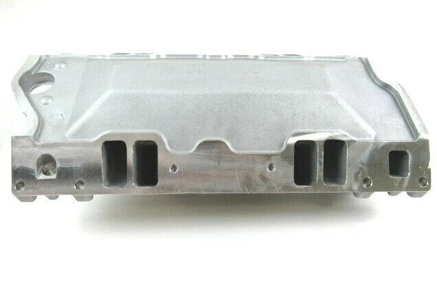 1996-Up SBC Chevy 350 Air Gap Vortec Intake Manifold 1500-6500 Satin E42423